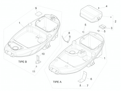 Θήκη κράνους - Βάση σέλας